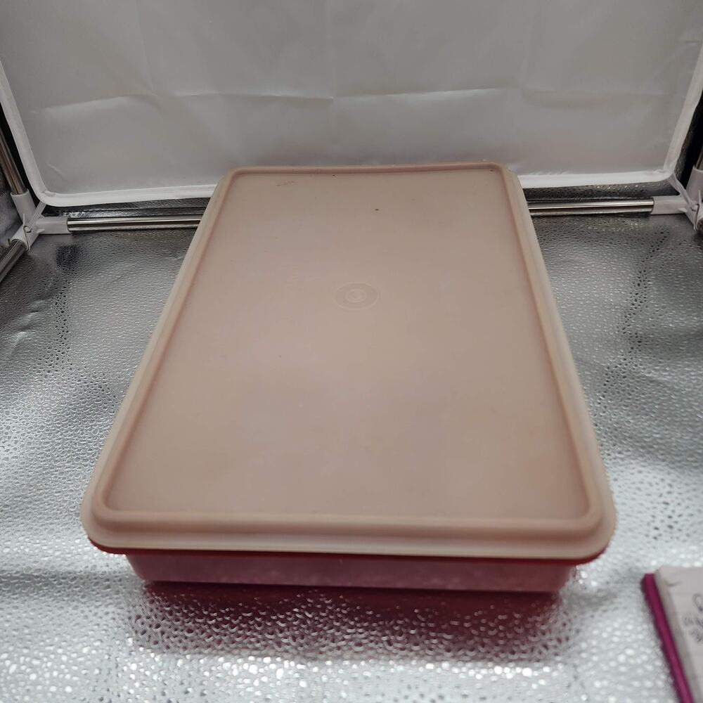 Vintage Large Tupperware Container With Lid 9"X13" Made In USA